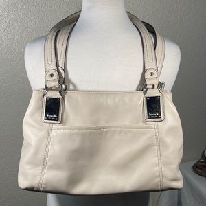 Tiganello cream leather purse bag